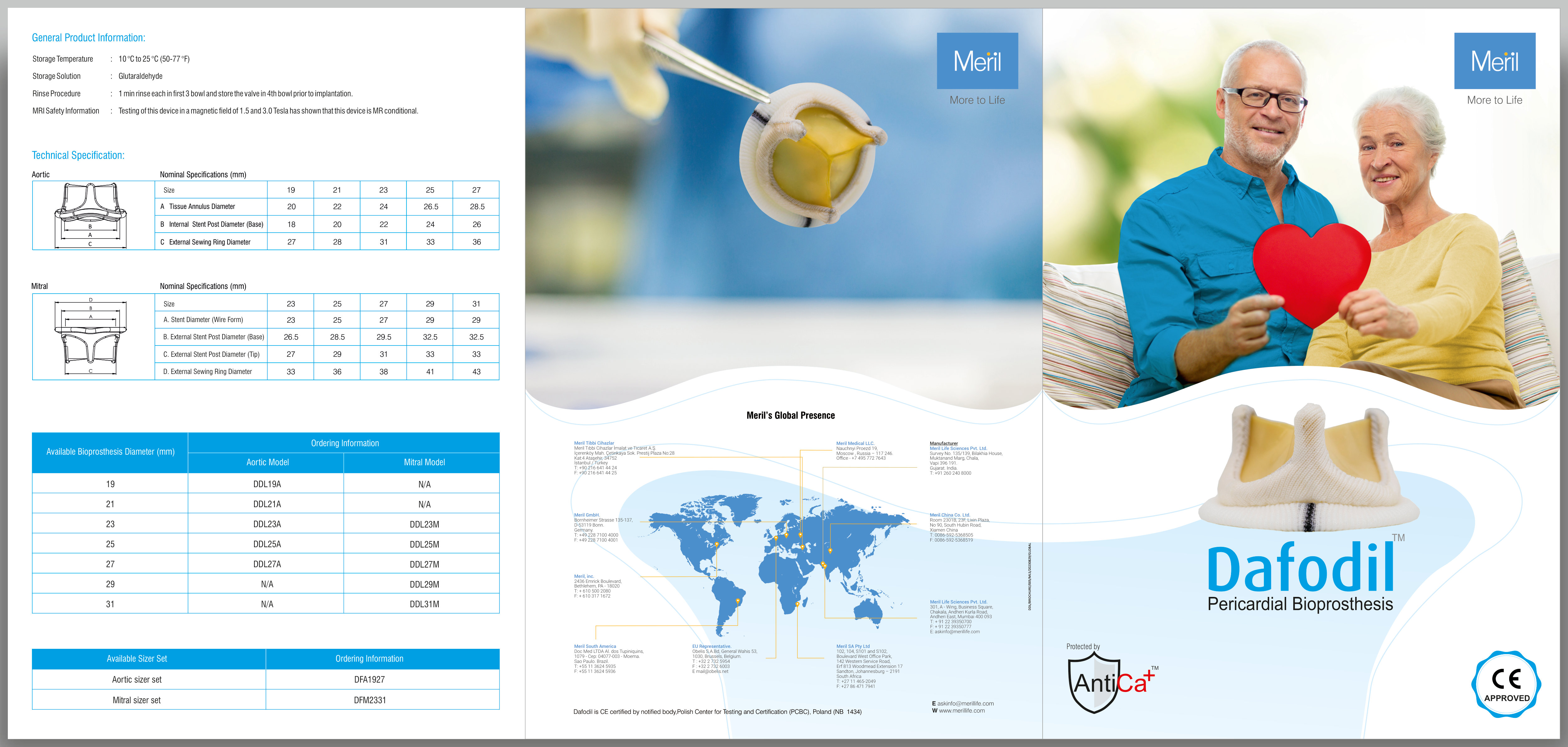 Dafodil Pericardial Bioprosthesis - Aortic