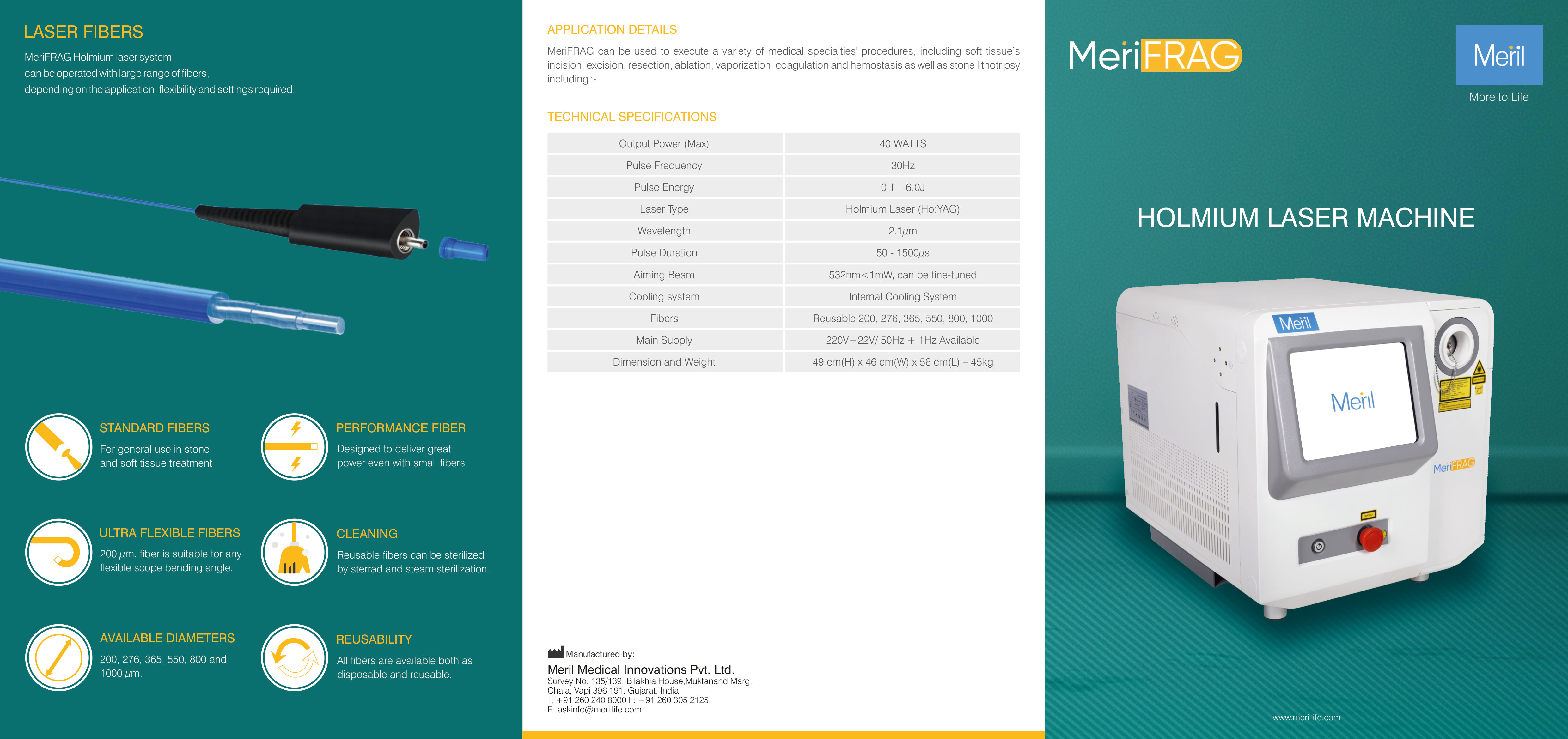 MeriFRAG Holmium Laser System
